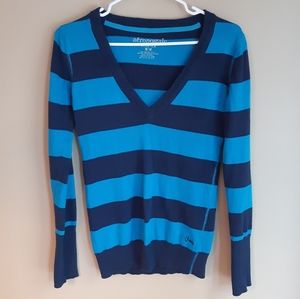 Aeropostale blue striped sweater
